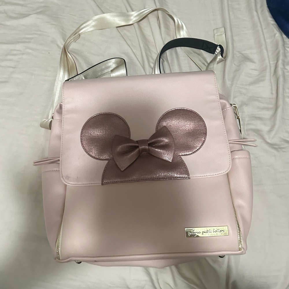Petunia Pickle Bottom Blush Minnie Mouse Disney Backpack (Large) - Picture 4 of 8